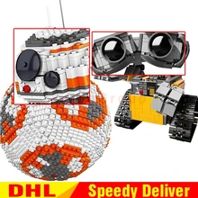 LELE 35020 Звездные войны конечный коллекционер BB8 робот LP 16003 WALL-E робот идеи модели строительные блоки кирпичи LPings игрушки