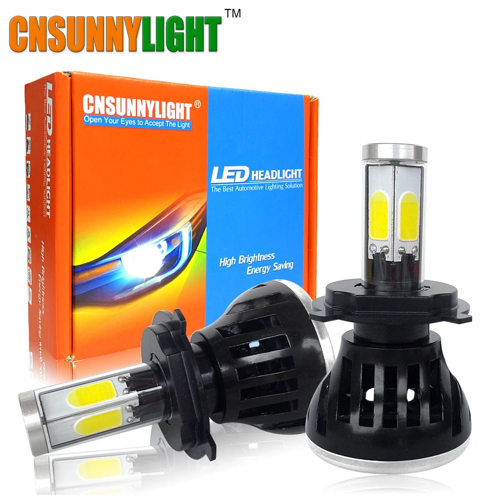 Prix pour CNSUNNYLIGHT COB LED Phare De Voiture Kit H4 H7 H11 H8 9005 HB3 9006 HB4 H13 40 W 4000LM Auto Phare Brouillard Lumière Remplacement ampoules Prix pour CNSUNNYLIGHT COB LED Phare De Voiture Kit H4 H7 H11 H8 9005 HB3 9006 HB4 H13 40 W 4000LM Auto Phare Brouillard Lumière Remplacement ampoules