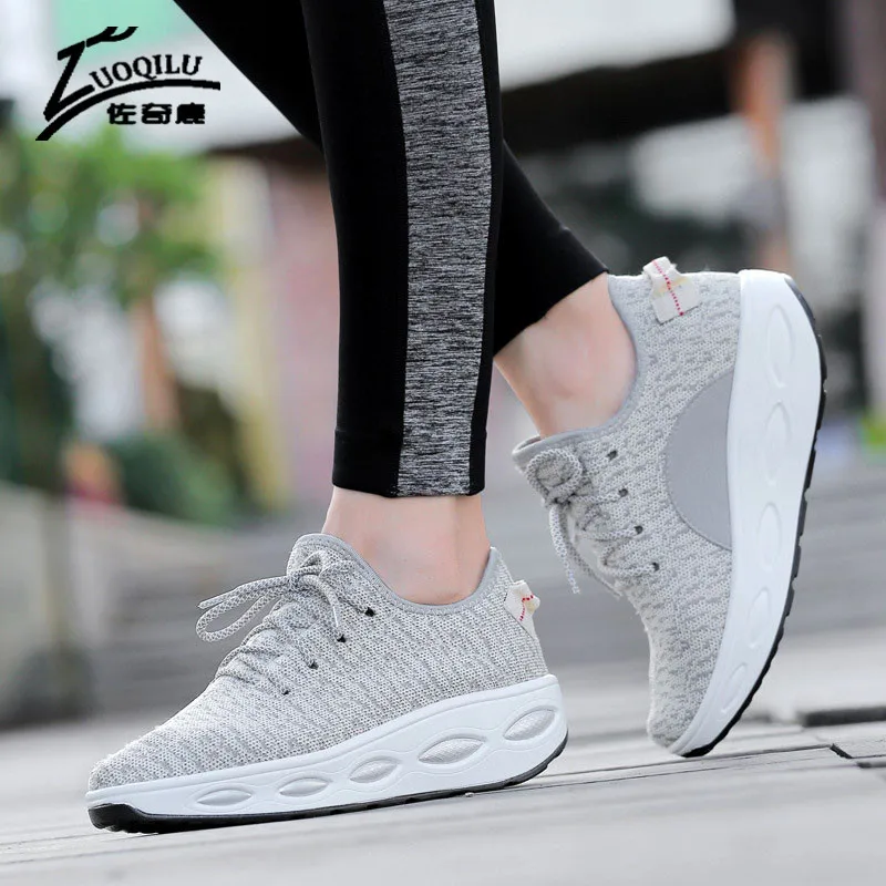 

Women Shoes Breathable Platform Shoes Women Sneakers 2018 Trainers Women Vulcanize Shoes Comfort Walk Female Shoes Black
