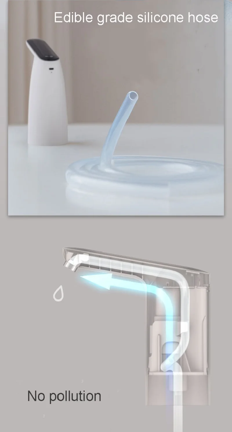 Automatic Electric Water Dispenser Pump Portable Gallon Drinking Water Bottle Suction Unit Portable Squeeze Water Pump Dispenser (9)