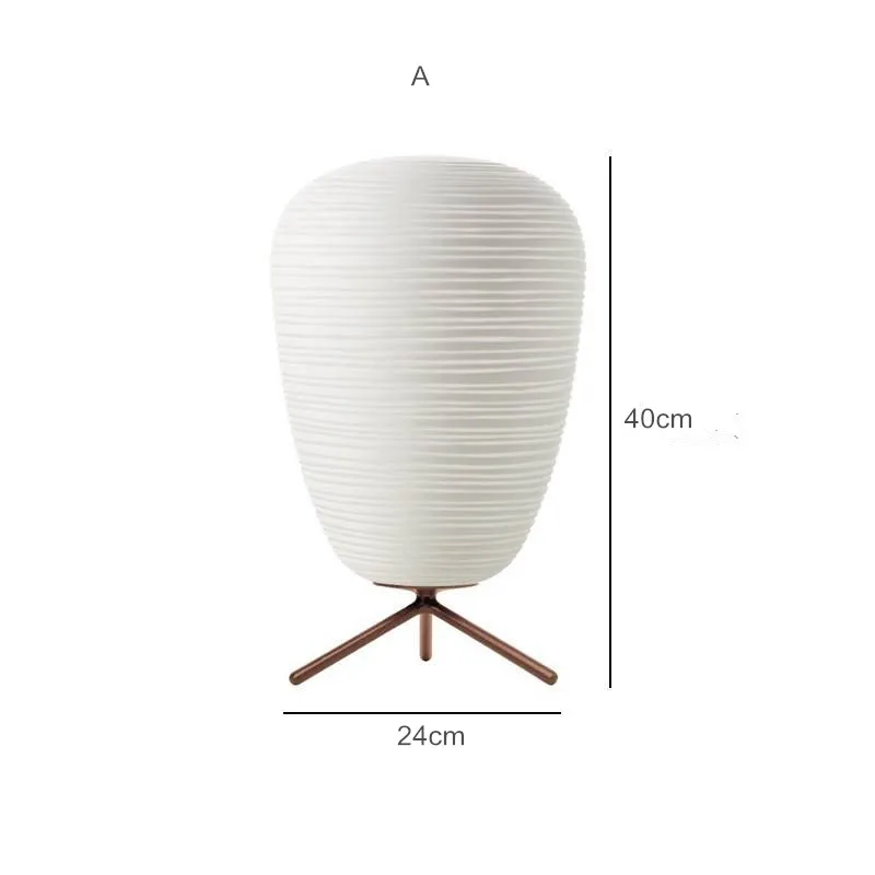 Modern table lamp glass LED desk Lamps bedside table lights for hotel home art deco bedroom lighting abajur light fixtures lamps - Цвет абажура: A