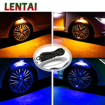 

EALEN 1Set Car LED Wheel lights atmosphere lamp bulb For Toyota c-hr Corolla RAV4 Honda Accord Civic Fit CRV Nissan Qashqai