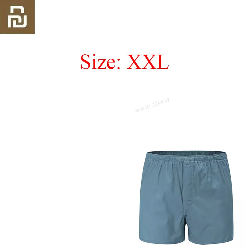 Xiaomi Mijia, мужское нижнее белье, боксеры, свободные шорты, хлопковые Мягкие штаны с большими стрелками, нижнее белье, классические трусы-боксеры - Цвет: Style 4