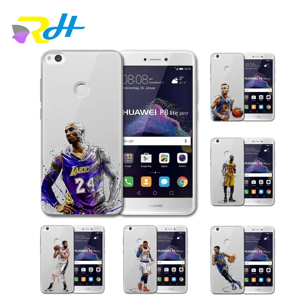 

For funda Huawei honor 6A 6X 9 case James Kobe Jordan phone cover for Huawei Y5 II for Y5 2017 Y6II Y6 Pro Y7 Coque Etui