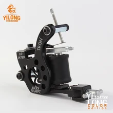 Горячая проволочной резки 10 обмоток катушки татуировки машина для вкладышей и шейдеров черный цвет железная для татуировок поставки