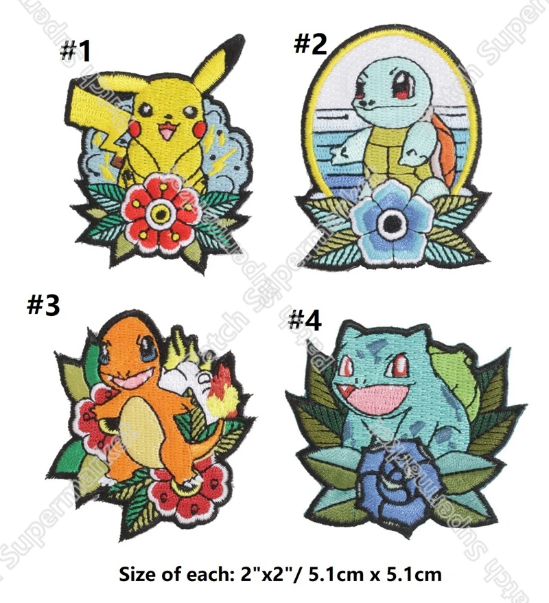 Large Sew On Patches Pokemon Go aufnaher patches applikationen