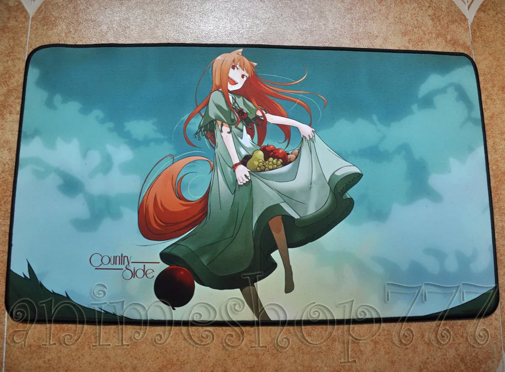 Spice and Wolf FOR Yu-Gi-Oh YGO Japanese Anime MTG CARDFIGHT VANGUARD Mat Game Large Mouse Pad 60x36cm Custom Playmat #9 | Компьютеры и