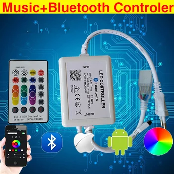 

LEDWTP Music + Bluetooth RGB LED Strip light 220V WiFi Bluetooth RGB 110V LED Flexible Strip RGB Android IOS APP