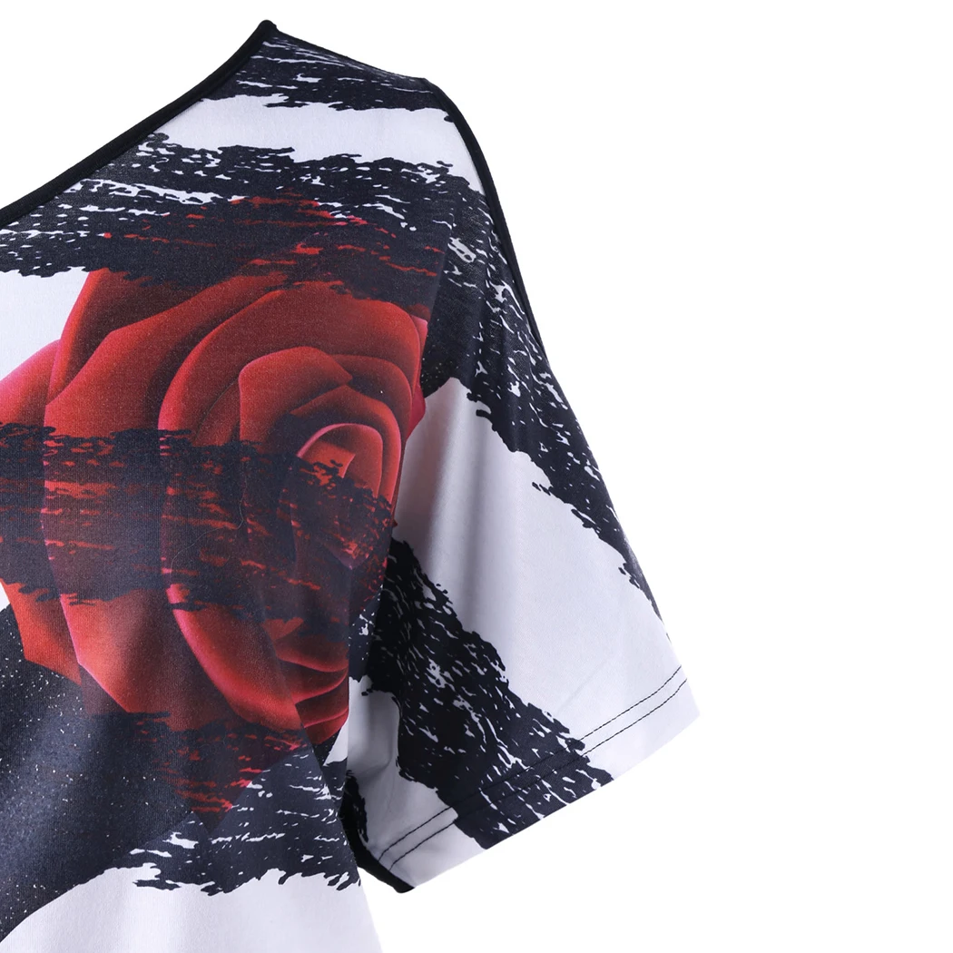 2018 летние Повседневное дамы Blusas одно плечо Summmer Топы Блузки Slash шеи роза с