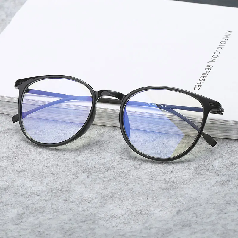 

Anti Blue Ray Light Blocking Filter Reduces Digital Eye Strain Clear Regular Computer Gaming Glasses Improve Comfort CHS105