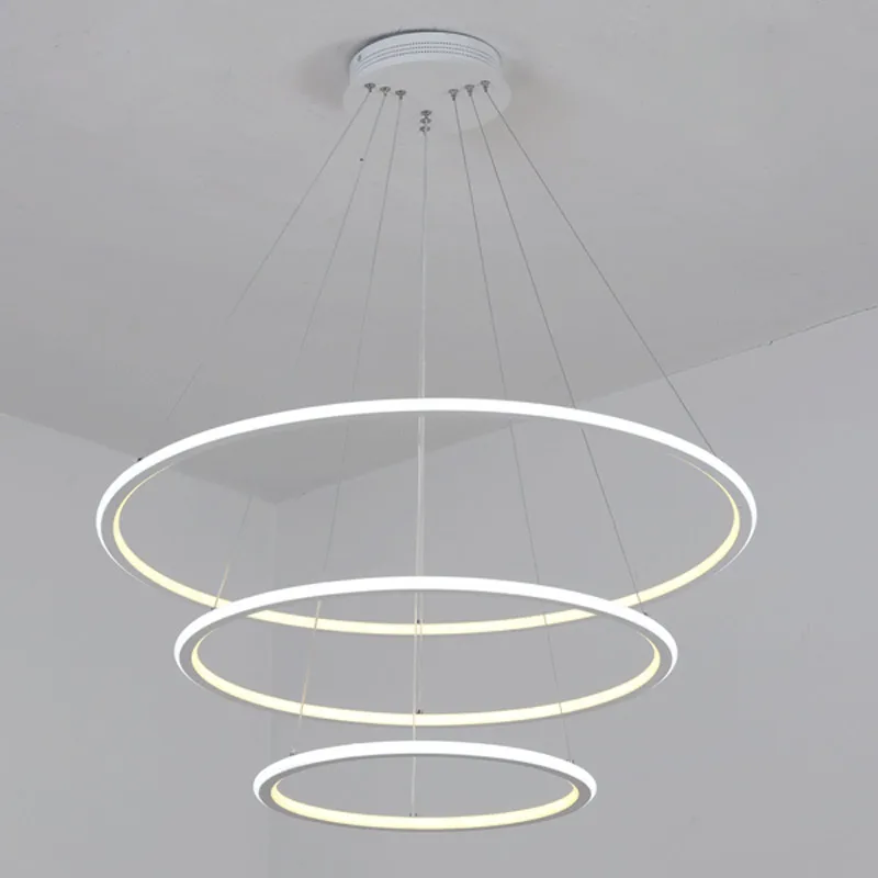 Modern Lustre Led Ring Pendant Light Fixtures With Remote Control Kitchen Living Room Bar Hanging Lamp Decor Home Lighting White Modern Lustre Led Ring Pendant Light Fixtures With Remote Control Kitchen Living Room Bar Hanging Lamp Decor Home Lighting White