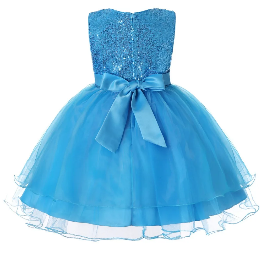 Luxury Sequined Princess Flower Girl Dress