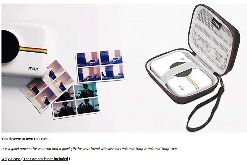 LTGEM чехол для цифровой камеры Polaroid Snap& Polaroid Snap Touch с мгновенной печатью EVA Жесткий Чехол сумка для хранения для путешествий