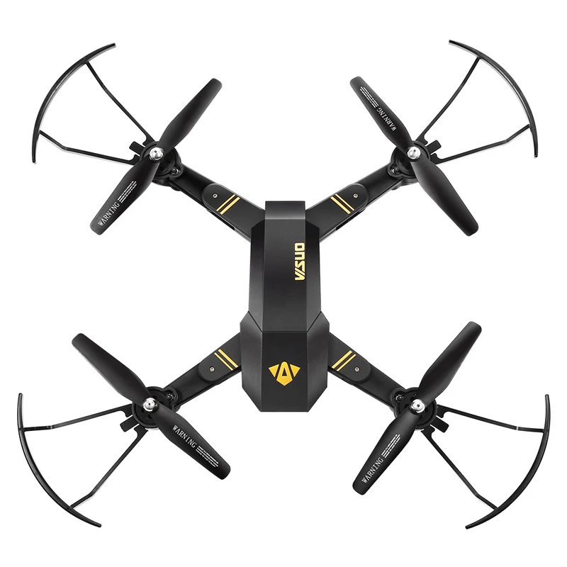 Квадрокоптер VISUO XS809HW XS809W Радиоуправляемый Дрон с широкоугольной HD камерой Wi Fi