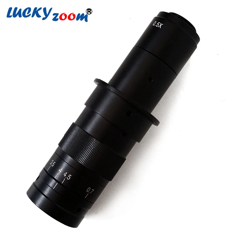 

Adjustable 180X Magnification Zoom 25mm C-mount Lens 4.5X Adapter For Industry Stereo Microscope Camera Eyepiece Magnifier