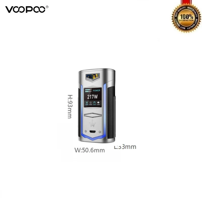 Оригинальный модуль VOOPOO X217 TC Box Mod 217W GENE. FIT чип TFT экран питается от батареи