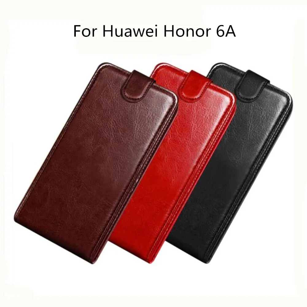 Чехол для Huawei Honor 6A чехол DLI-TL20R роскошный из искусственной кожи телефона откидной