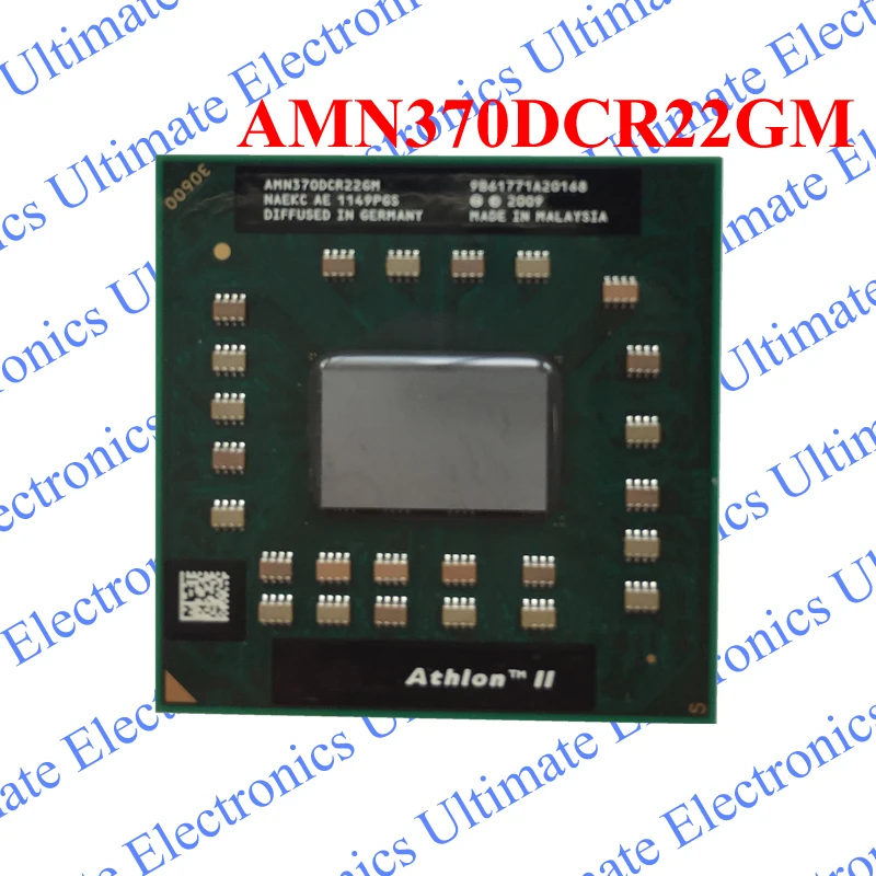 ELECYINGFO Новый AMN370DCR22GM N370 Athlon II двухъядерный процессор PGA чип | Электронные