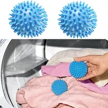 Синяя пластиковая сушилка с шариками многоразовый инструмент для мытья ванной комнаты стирка, сушка, умягчитель для ткани шар более быстрая стирка сушилка оптом