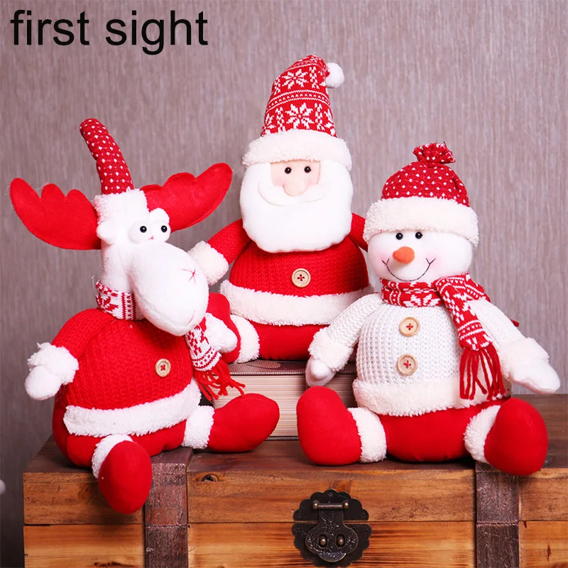 

Christmas toy cartoon doll plush doll Christmas decoration home decorations Christmas party decoration children friends gifts