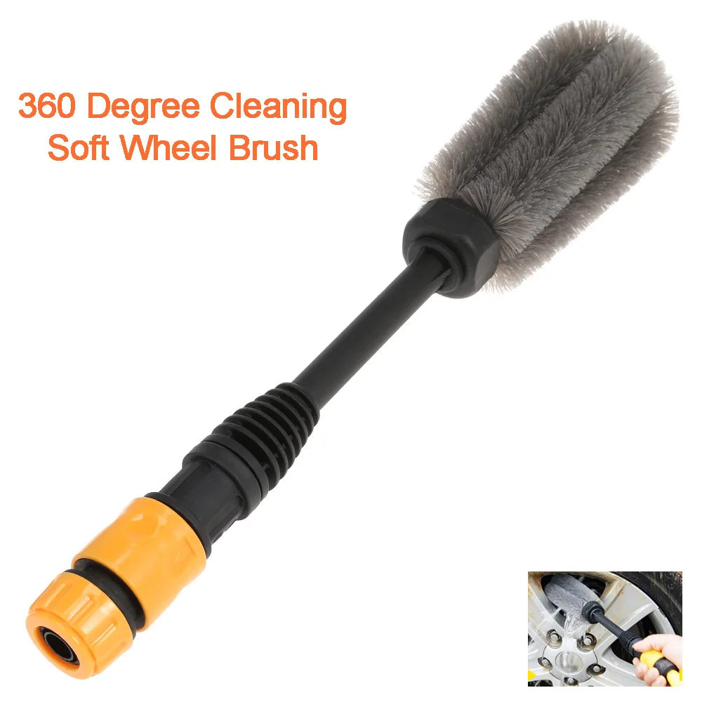 Buy Wheel Brush Car Cleaning Tire Rim Brushes Auto