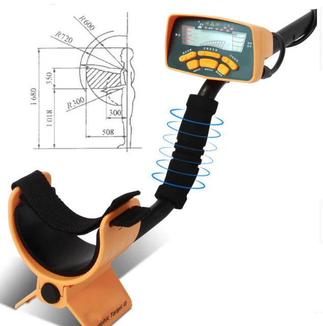 Professional MD6250 Underground Metal Detector High Performance