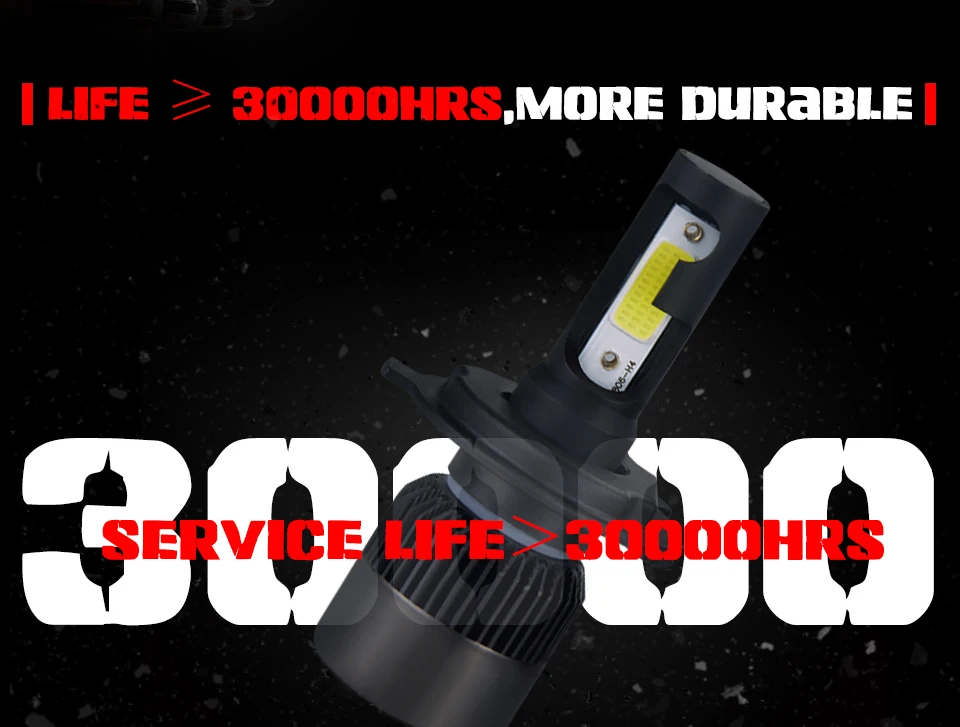 MeeToo H7 Led Car Headlight H4 LED H1 H11 HB4 HB3 9005 9006 72W 8000LM Bright Car Headlights Fog Light 12V Auto Headlamp 6500K  (7)