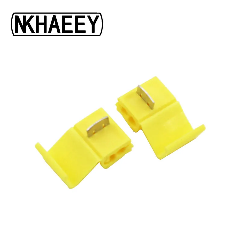 

500PCS Scotch Lock Electric Wire Cable Connectors Quick Splice Terminals Crimp Nondestructive Without Breaking Line AWG 22-18