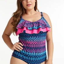 Bonverano хлор устойчивый плюс размер женский цельный пуш-ап купальник