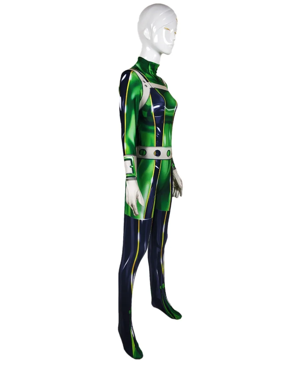 Boku no Hero Academia Froppy Cosplay costume Pro Hero Tsuyu Asui My Hero Academia Zentai Bodysuit Halloween Party suit