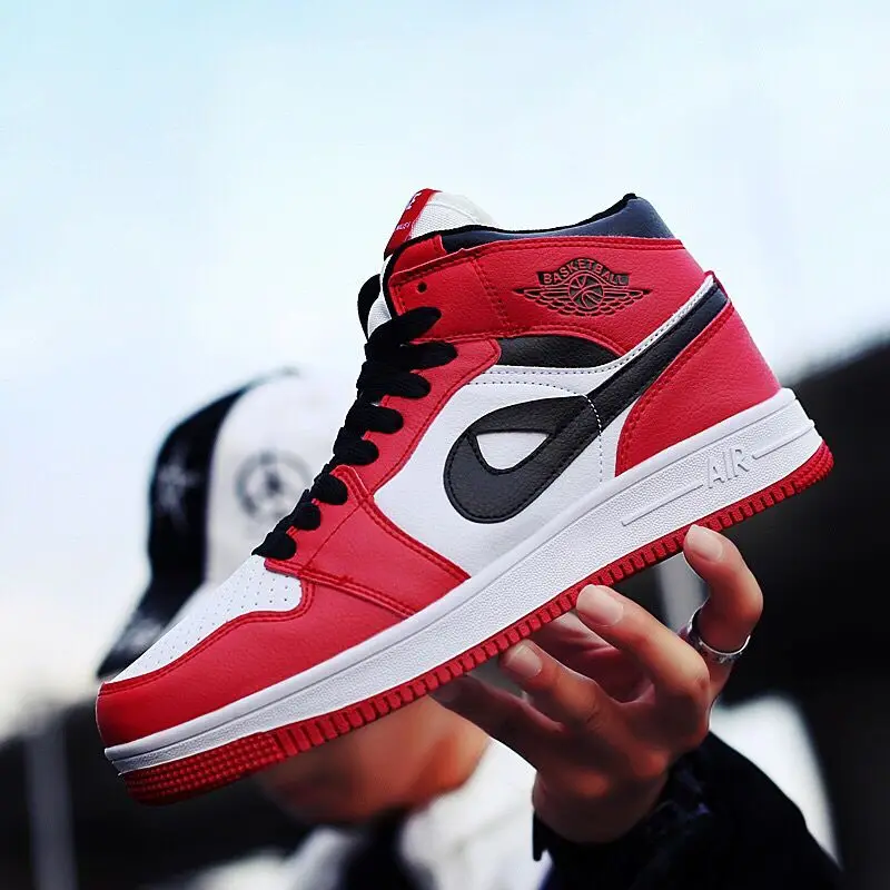 2018 New Arrival AJ1 Basketball Shoes For Men  Trendy Light Breathable Sneakers Damping Sports Shoes Athletic Mens Air Shoes