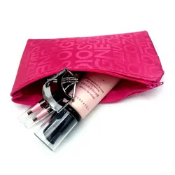 Портативный косметичка Мода Красота молния путешествия для женщин составляют мешок письмо сумка для путешествий туалетных Организатор