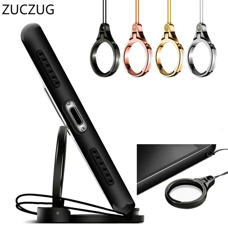 

ZUCZUG Ring Phone Holder Multifunction Metal Phone lanyard Finger Ring Mobile Phone Holder 2 in 1 For Most Cell Phone Rated 4.8