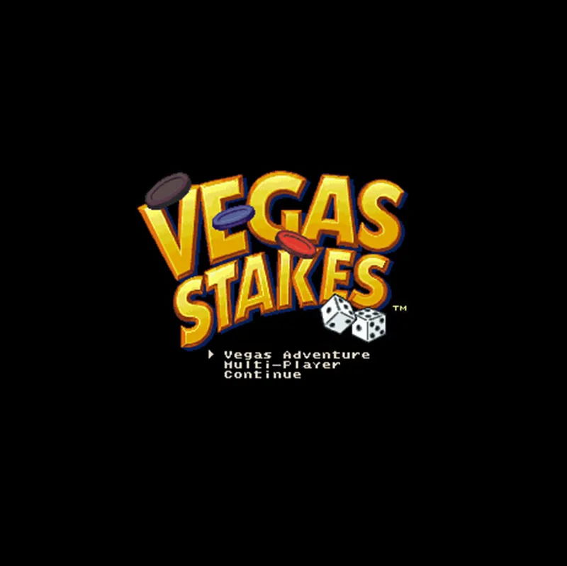 Vegas Stakes 16 бит большая серая игровая карта для NTSC Game Player Прямая доставка