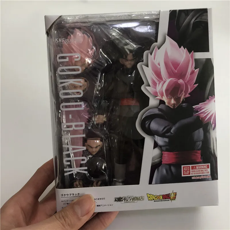 

Dragon Ball Super Goku Black Dark Pink Ver. PVC Action Figure Collection Model Kids Toy 14cm