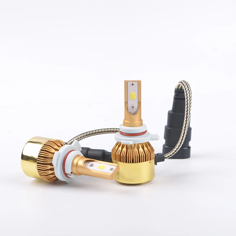 

1 Set 72W 7600LM CSP Chip C6 LED Headlight 36W Car Headlight Bulb Near Far Dipped Hi Lo Light LED H4 Lamp Lighting