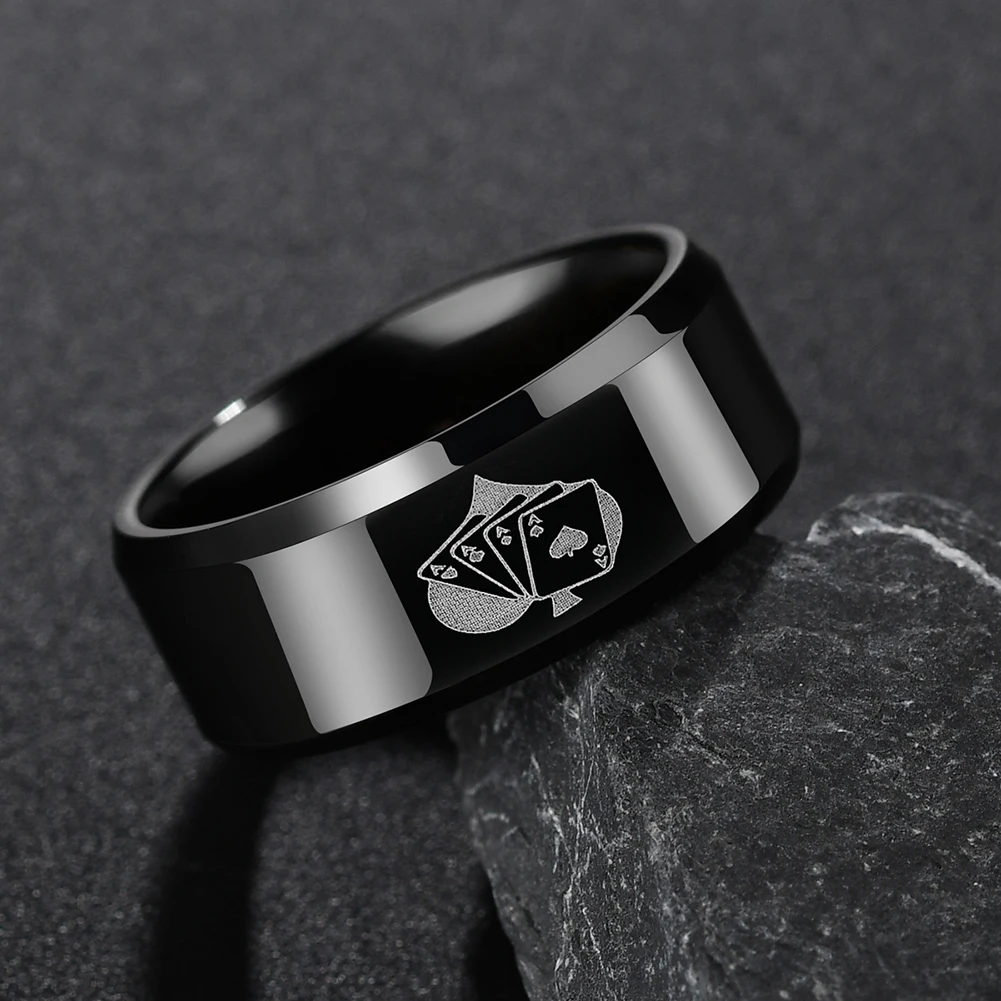 Лидер продаж игральные карты черная лопата сердца печатный узор мужские