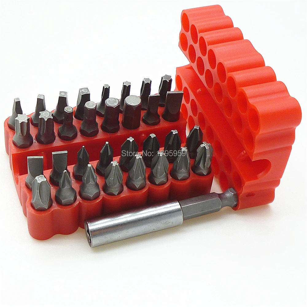 32pcs Screws Security Bits Set Torx Hex Tamper Proof Spanner