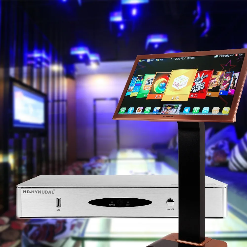 HD HYNUDAL домашний KTV караоке плеер 4 ТБ HDD китайская Поющая машина с 80K песнями +