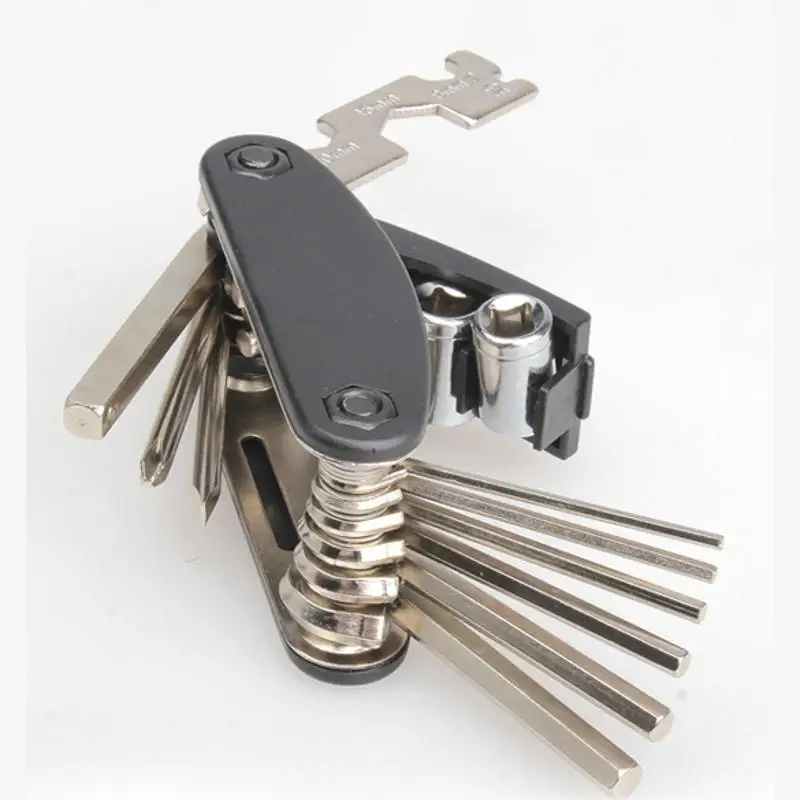 

11 in 1 Multifunction Bicycle Tools Sets Mountain Bike Bicycle Multi Repair Tool Kit Hex Spoke Cycle Screwdriver Tools Accessory