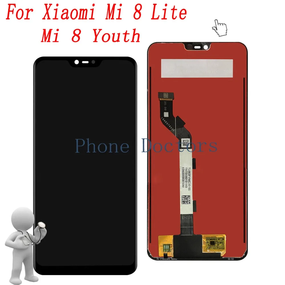 

6.26'' Full LCD DIsplay + Touch Screen Digitizer Assembly For Xiaomi Mi 8 Lite / Mi 8 Youth / Mi 8X