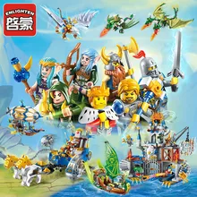 

ENLIGHTEN 2301-2316 The battle of glory 3D DIY Birthday Christmas Gifts Legoings toys for children educational building blocks