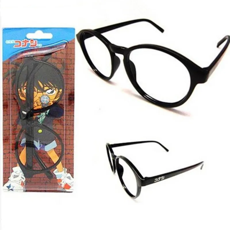 

Hot Anime Detective Conan Cosplay Props Glasses Men Women Children Fashion Fancy Circle Spectacle Frames