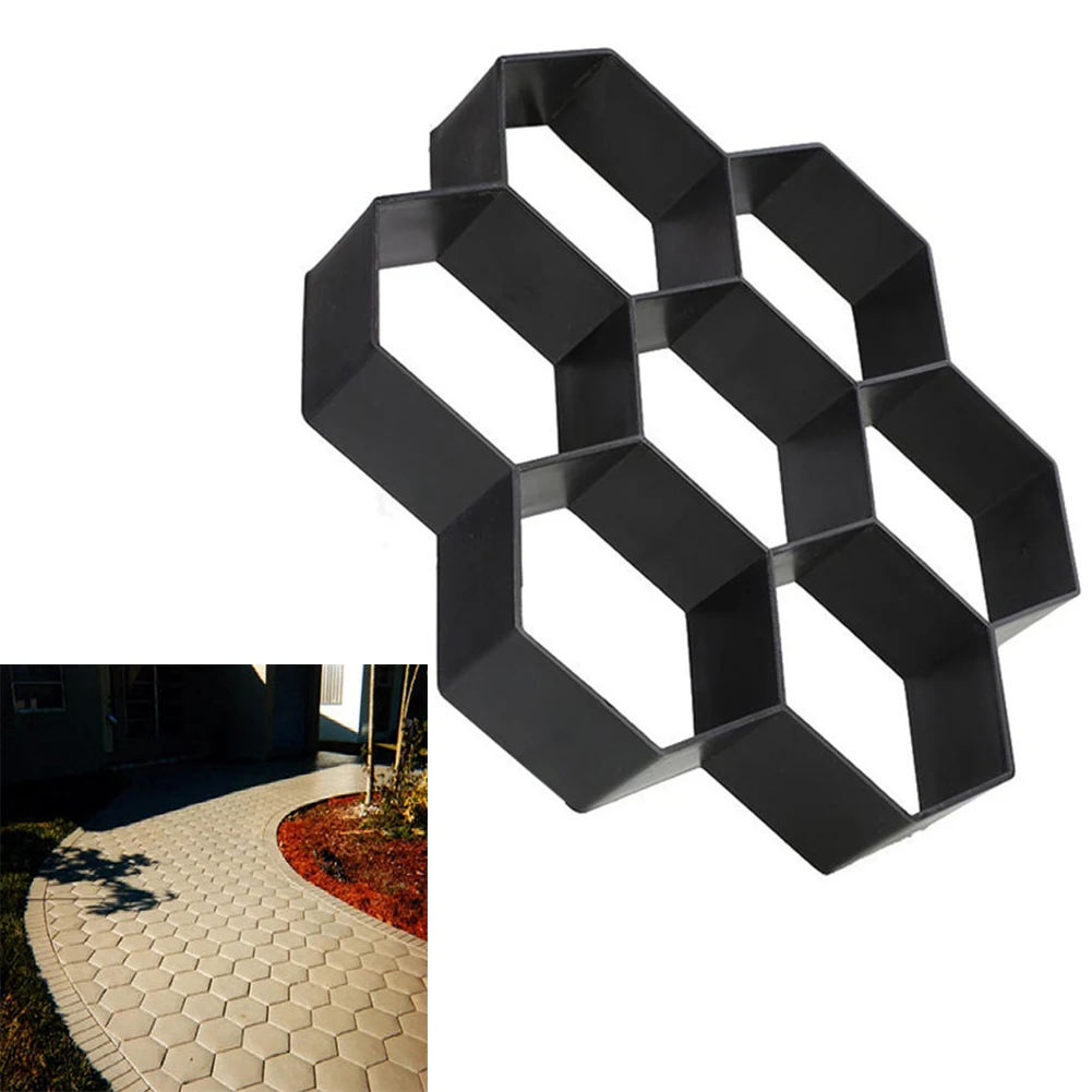 

Paving Mould Hexagonal Flower Model DIY Pavement Concrete Mould