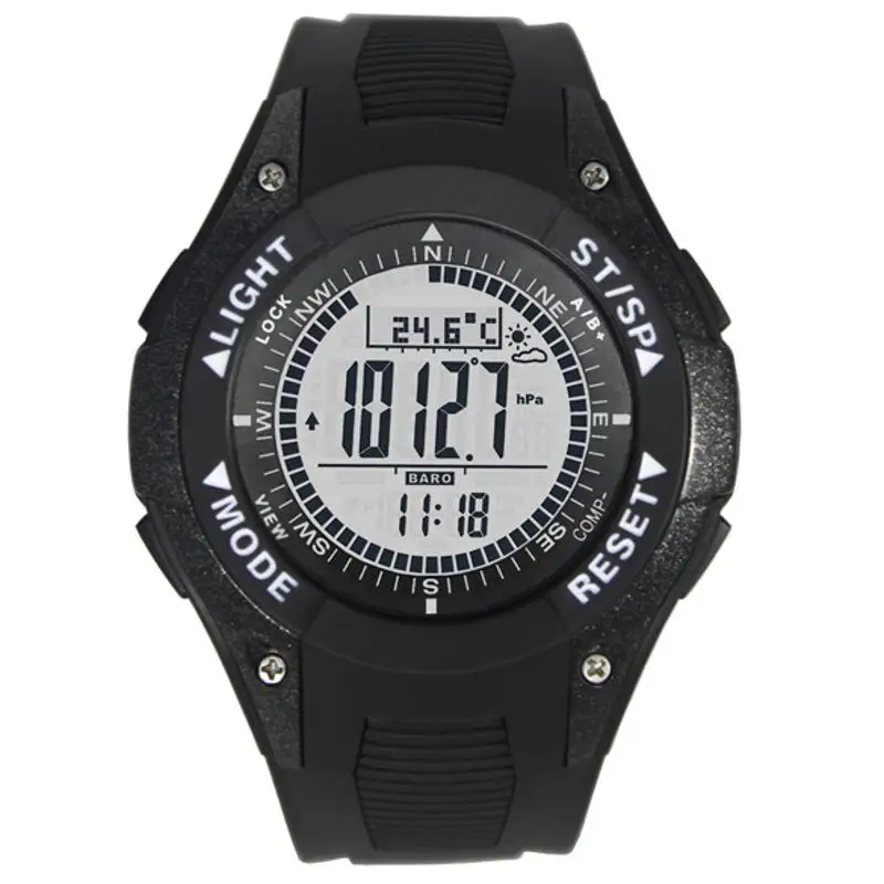 

Digital Compass Watch Altimeter Barometer Montre Thermometer Weather Watch Male Outdoor Clock relogio barometro