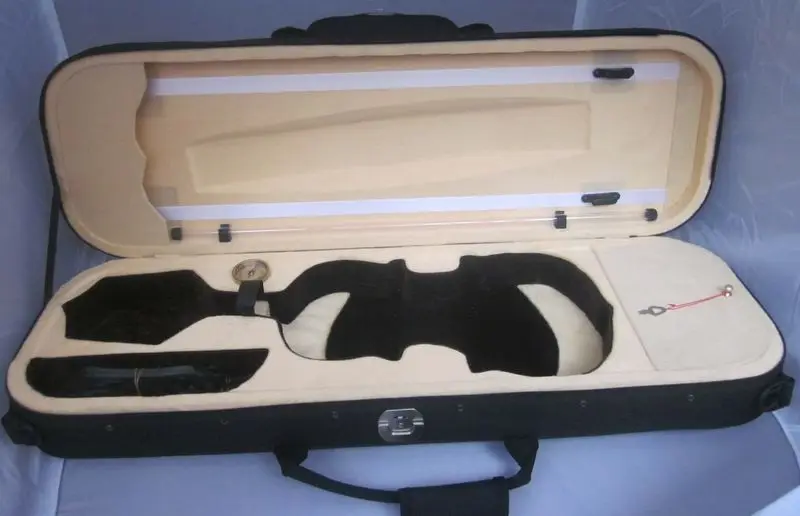 

Super light high quality oblong shaped violin case with two shoulder straps for size 1/2 violin