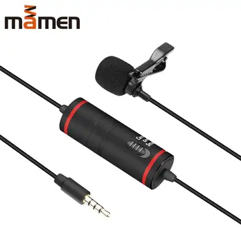 

TWISTER.CK MAMEN km-d1 Lavalier Wired Microphone Lapel Condensor Mic for DSLR Camcorders for Audio Video Recorder