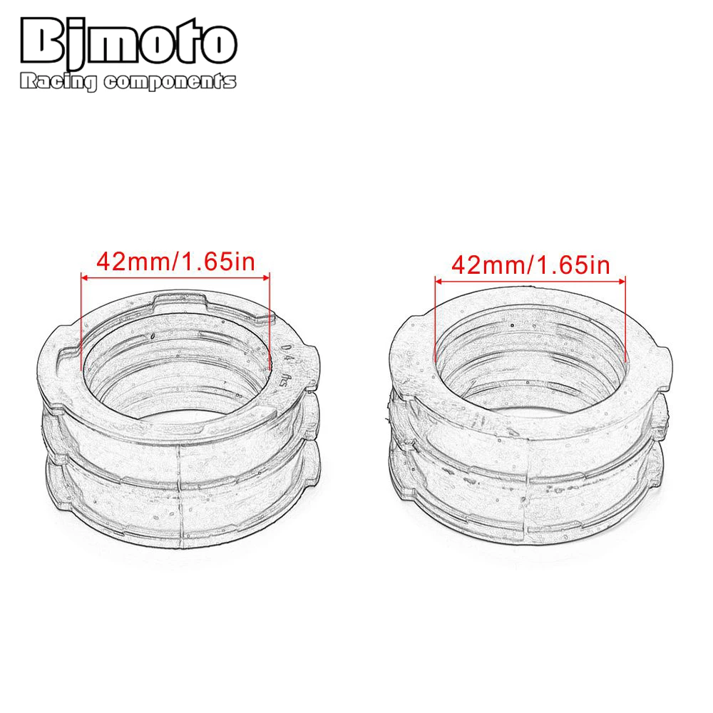 BJMOTO мотоцикл Впускной карбюратор адаптер Интерфейс загрузки Разъем для Yamaha 1FK-13597-00 V-MAX VMAX 1200 VMX12V 1985-2007