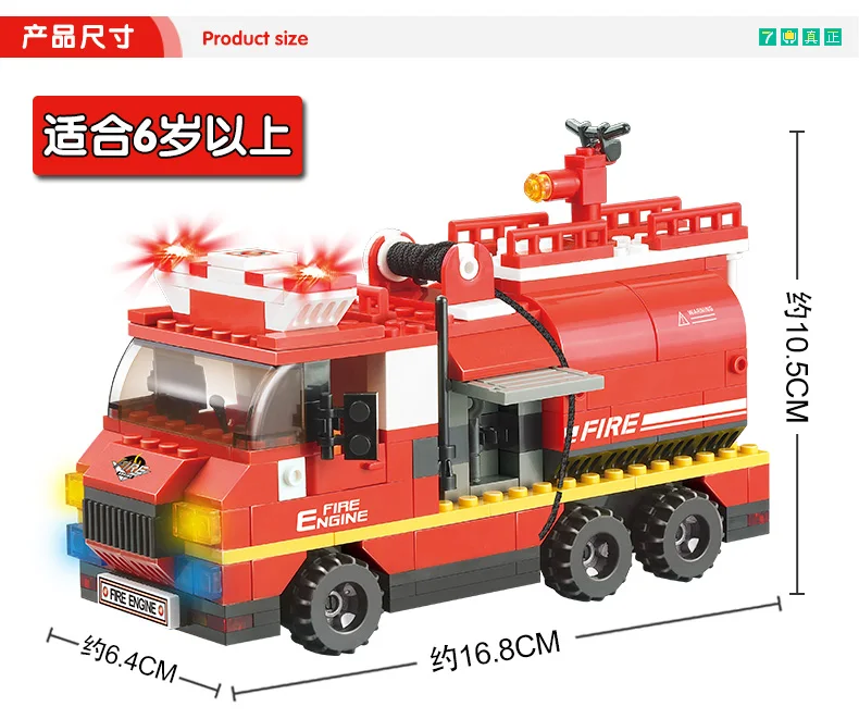 Модели Sluban, строительные игрушки, совместимые с B0222, 409 шт., Блочный конструктор "пожарная станция", игрушки для хобби для мальчиков и девочек