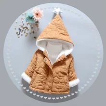 Baby winter coat unisex cotton clothes for baby girls boys wear cotton-padded jacket baby infant thick outerwear